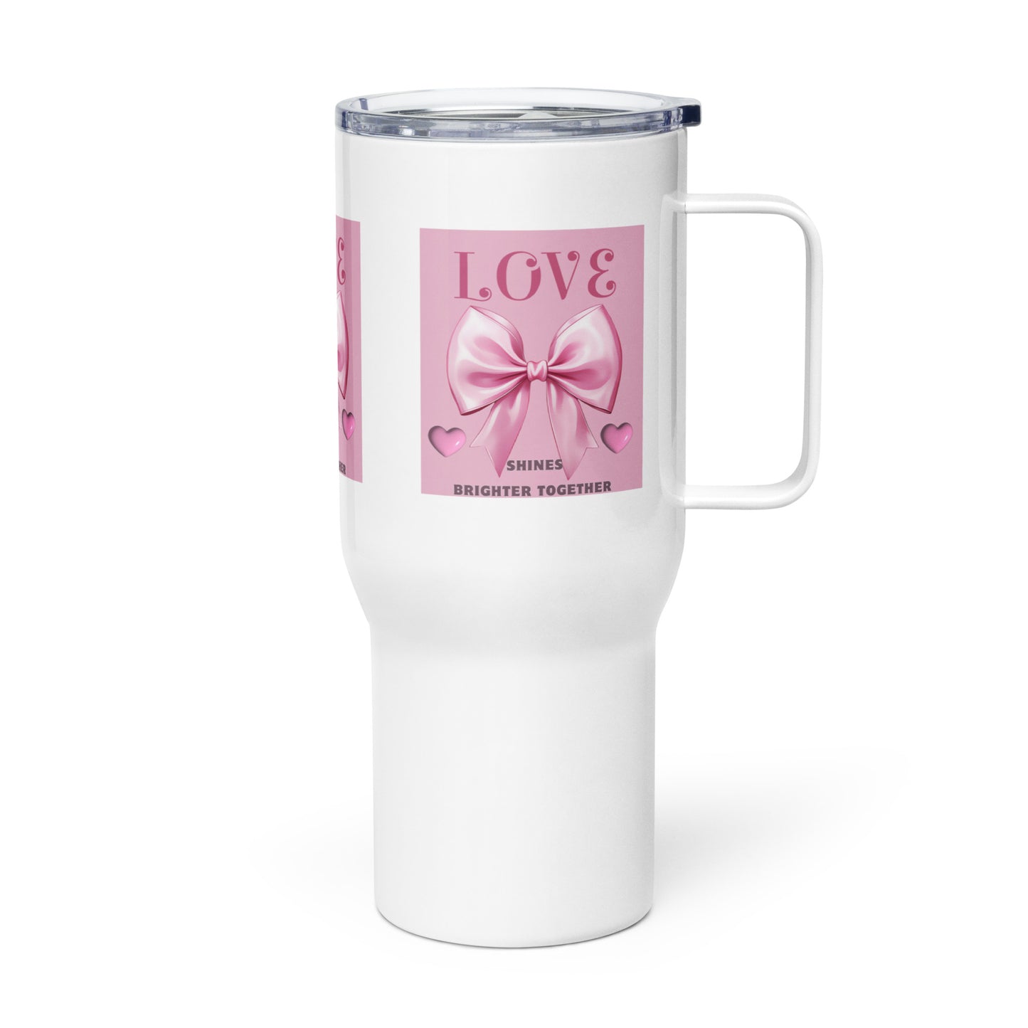 Stainless Steel Travel Mug with Handle
