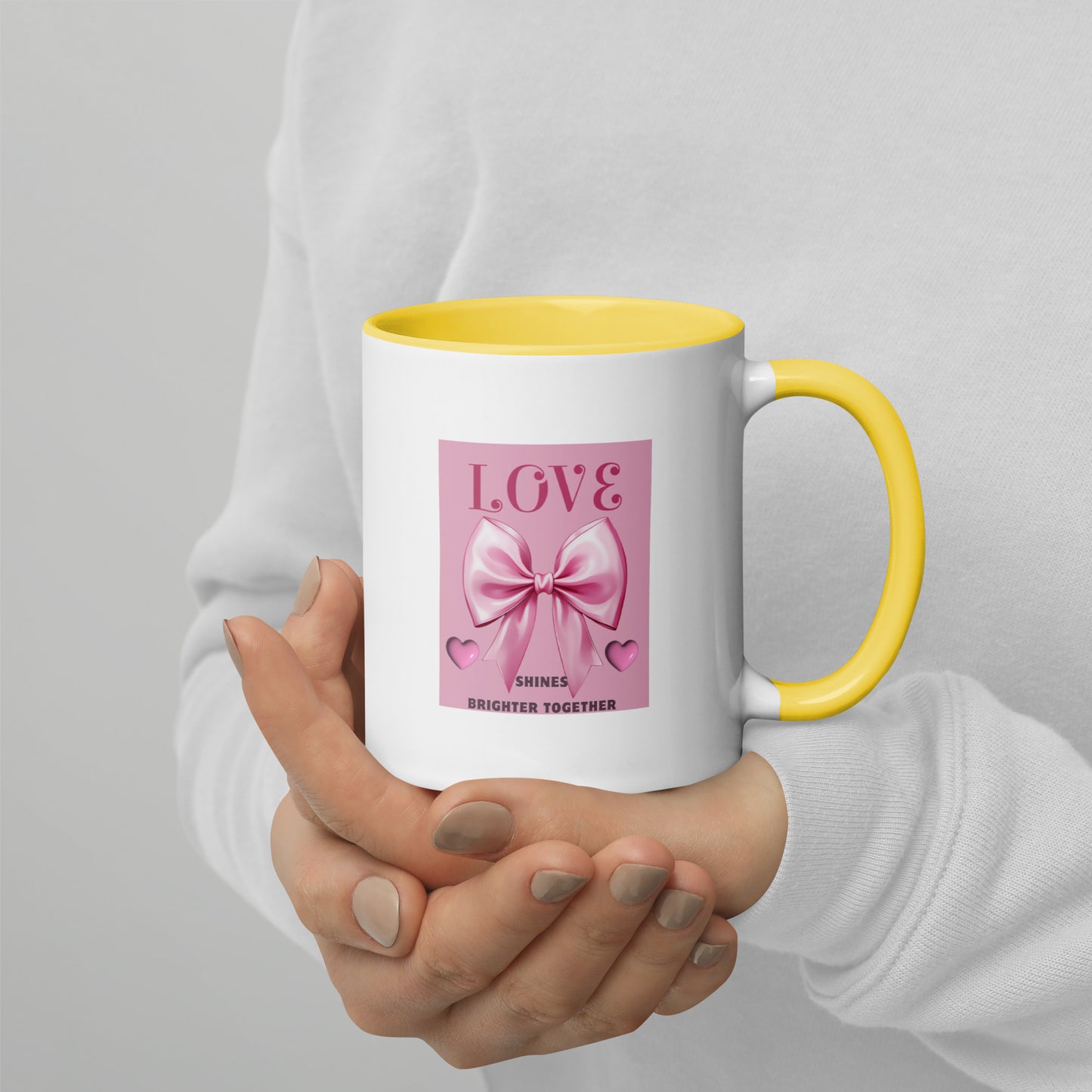 Vibrant Ceramic Mug with Colorful Interior