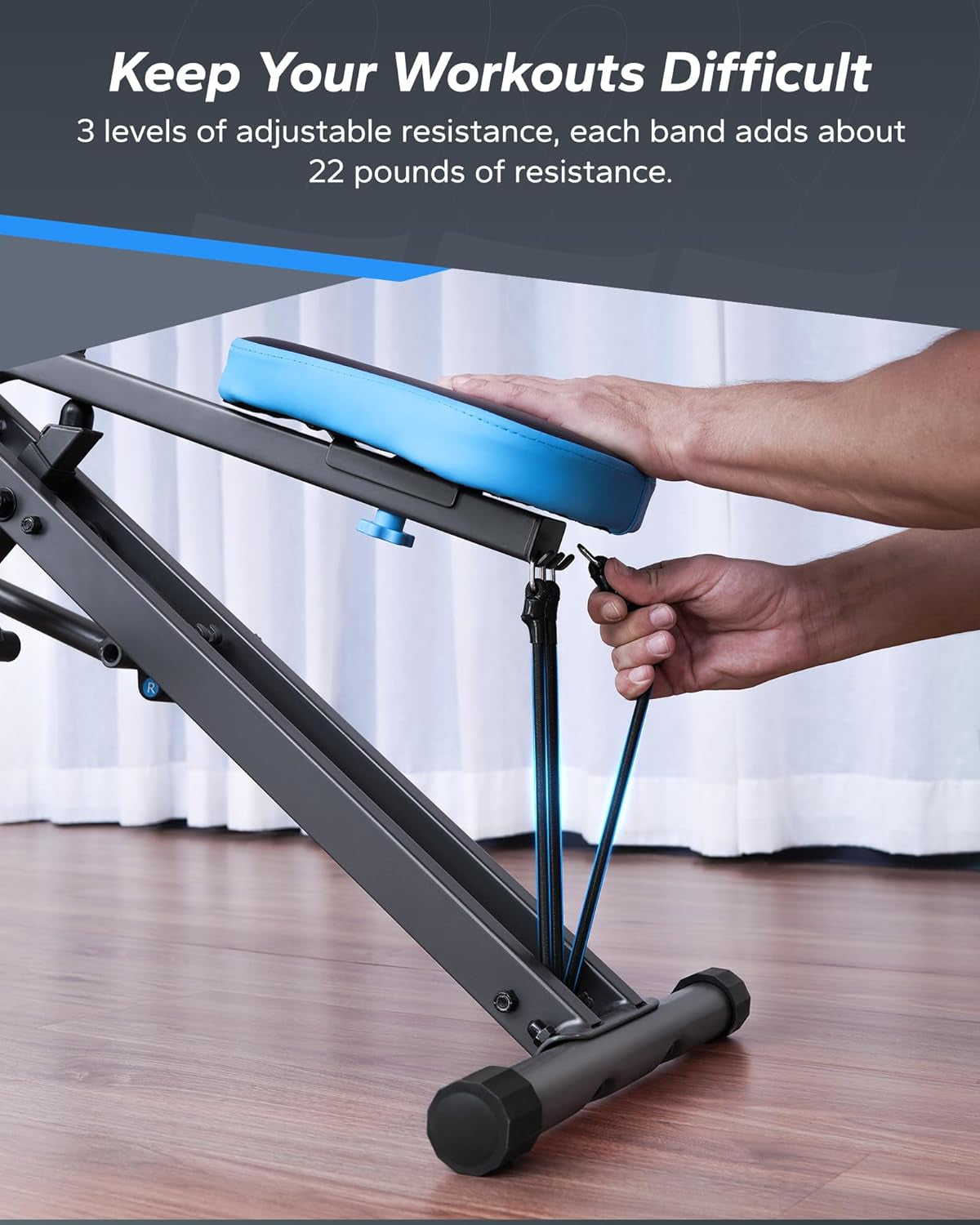 2-in-1 Squat and Rowing Machine R07: Foldable, Easy-to-Set-Up Home Exercise Equipment for Glutes and Leg Workouts