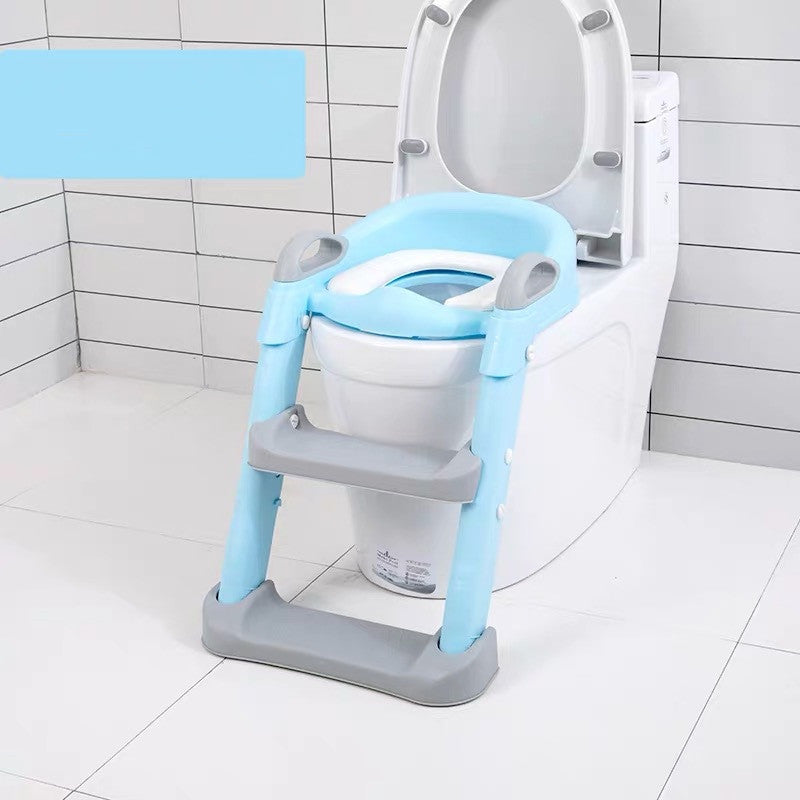 Universal Children's Toilet Seat Cover - Suitable for Boys and Girls, Baby Toilet Training Seat with Ladder