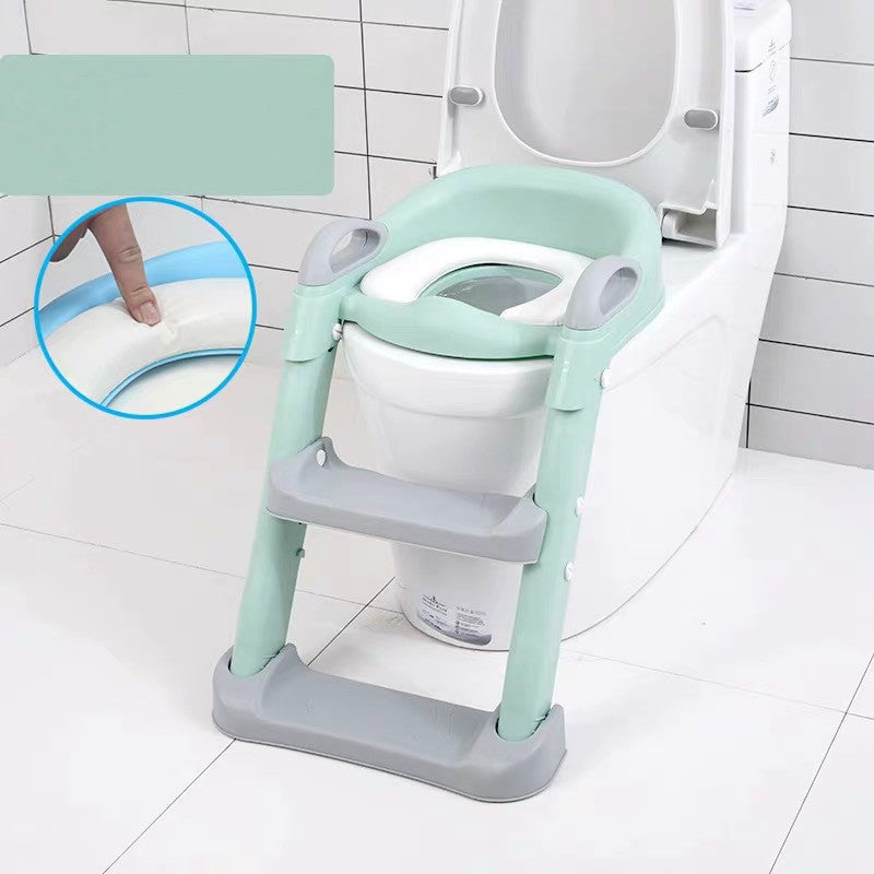 Universal Children's Toilet Seat Cover - Suitable for Boys and Girls, Baby Toilet Training Seat with Ladder