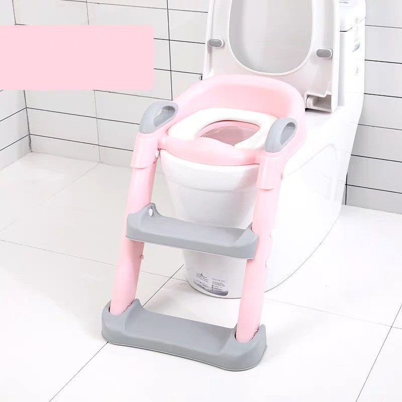Universal Children's Toilet Seat Cover - Suitable for Boys and Girls, Baby Toilet Training Seat with Ladder