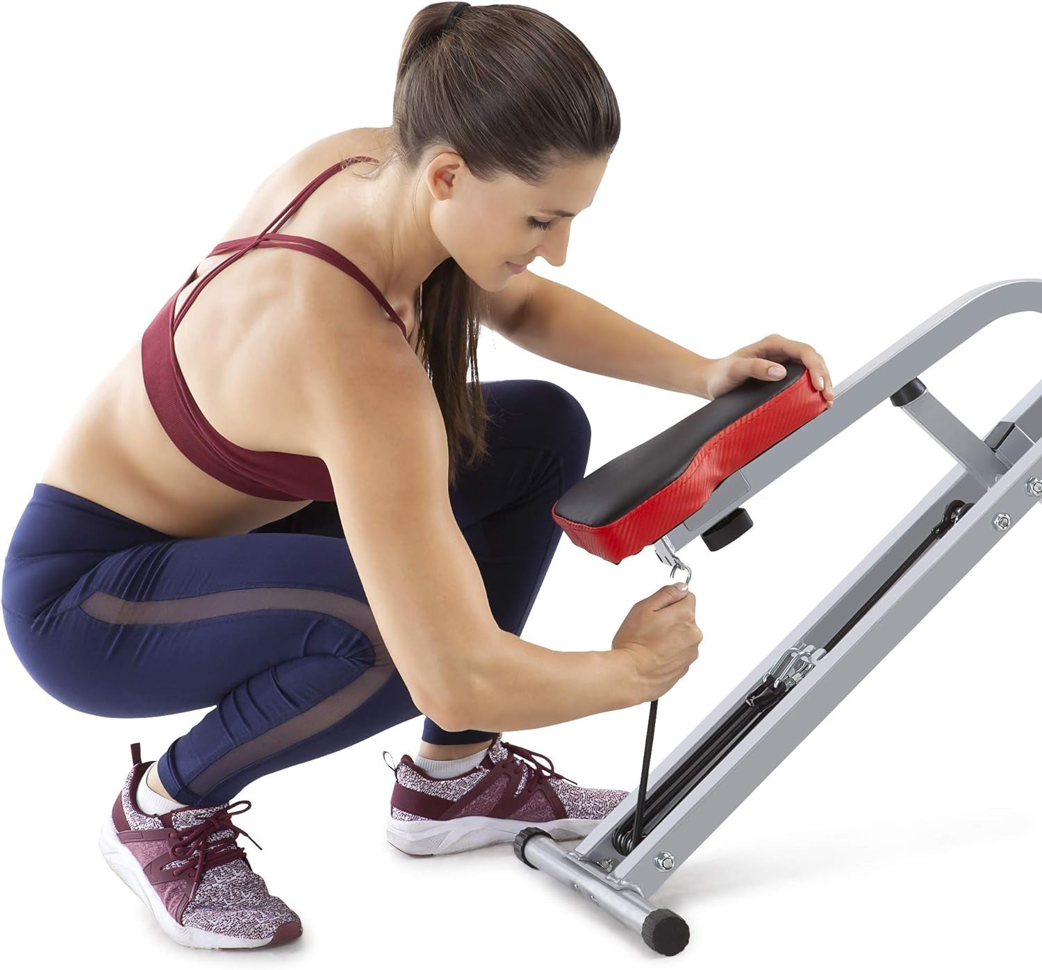 Squat Rider Machine XJ-6334: Silver & Black - Ideal for Glutes and Quads Workouts