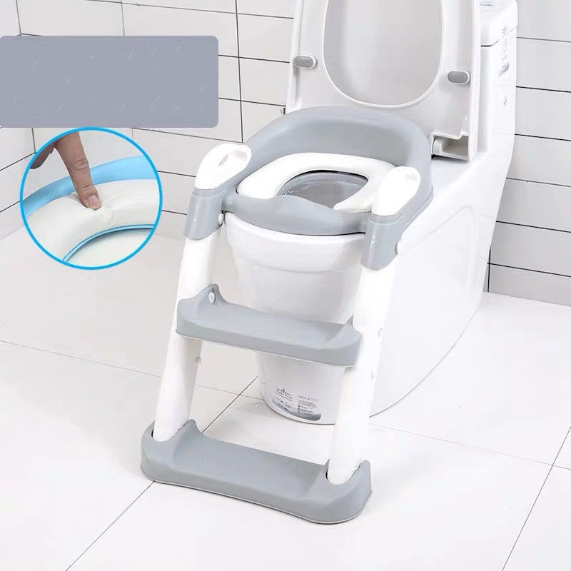 Universal Children's Toilet Seat Cover - Suitable for Boys and Girls, Baby Toilet Training Seat with Ladder