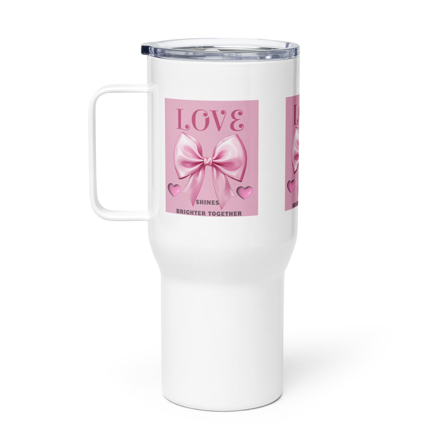 Stainless Steel Travel Mug with Handle