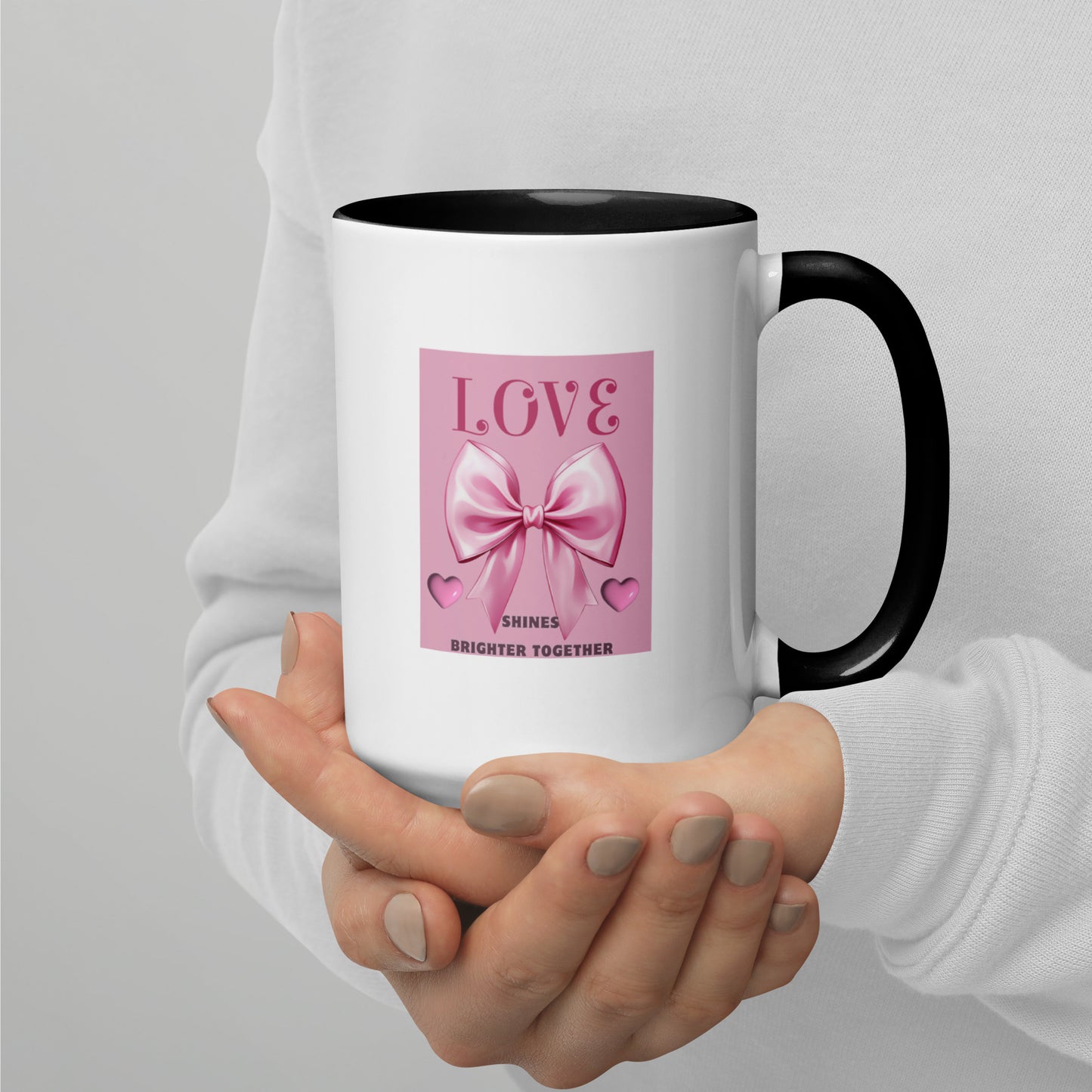 Vibrant Ceramic Mug with Colorful Interior