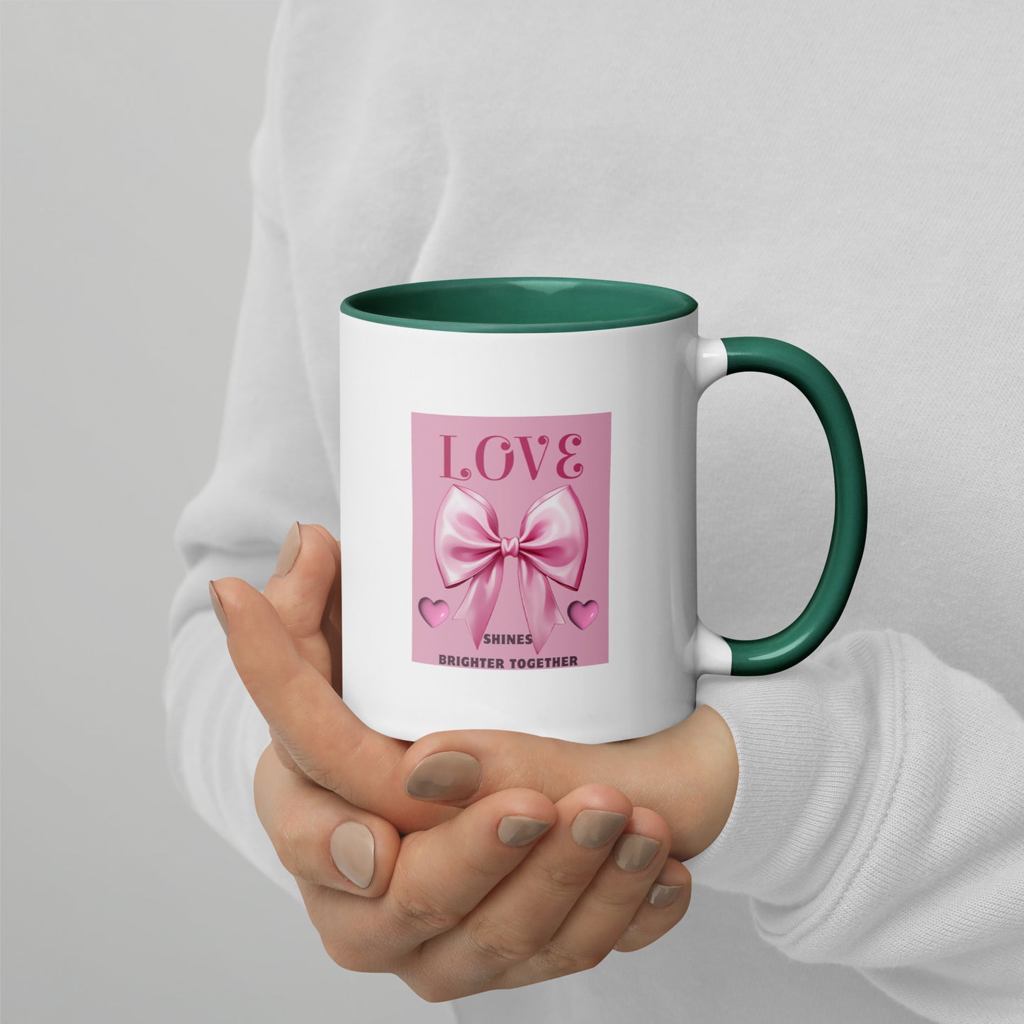 Vibrant Ceramic Mug with Colorful Interior