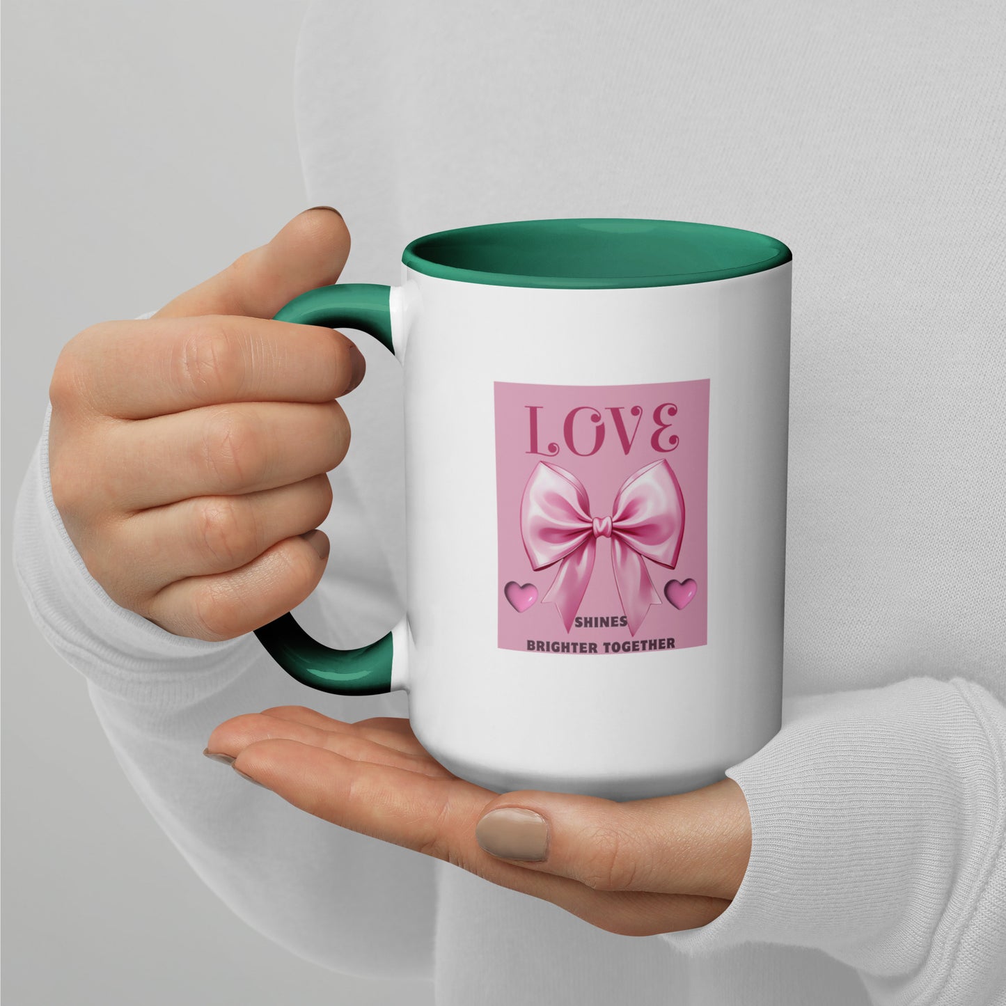 Vibrant Ceramic Mug with Colorful Interior