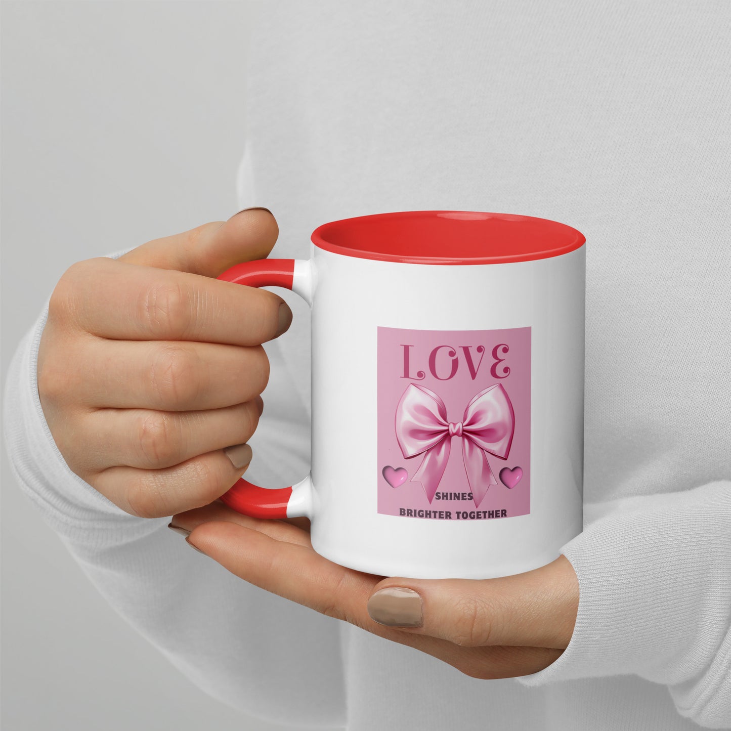 Vibrant Ceramic Mug with Colorful Interior