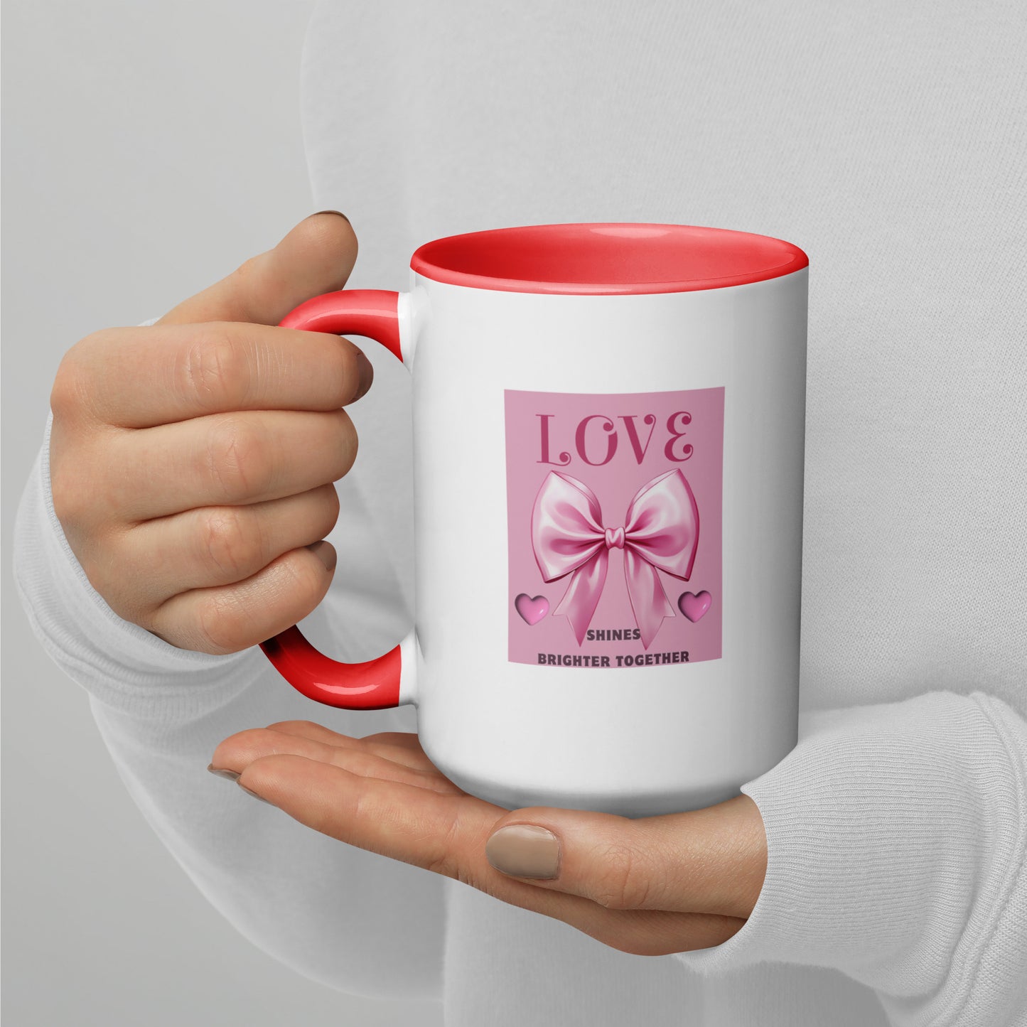 Vibrant Ceramic Mug with Colorful Interior