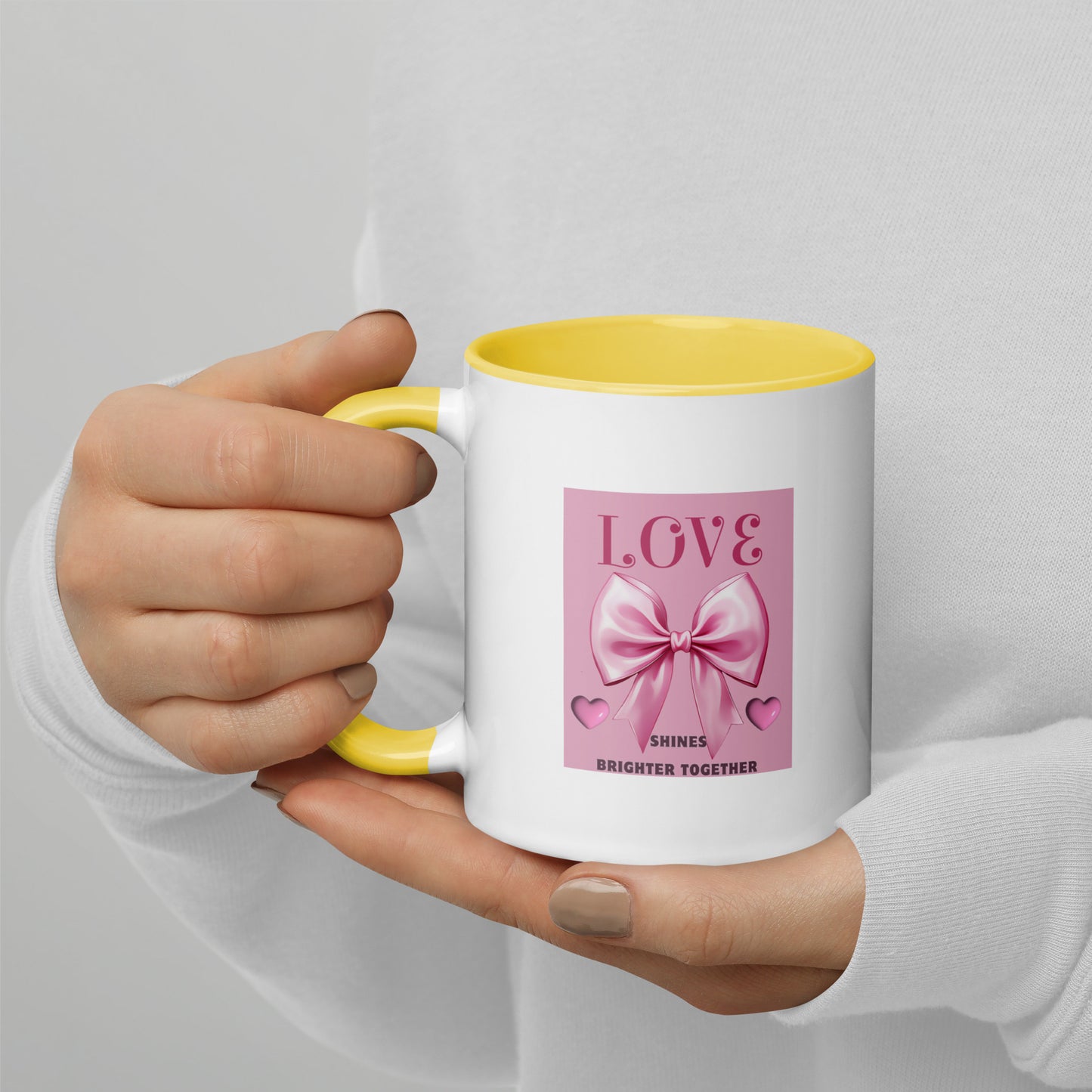 Vibrant Ceramic Mug with Colorful Interior